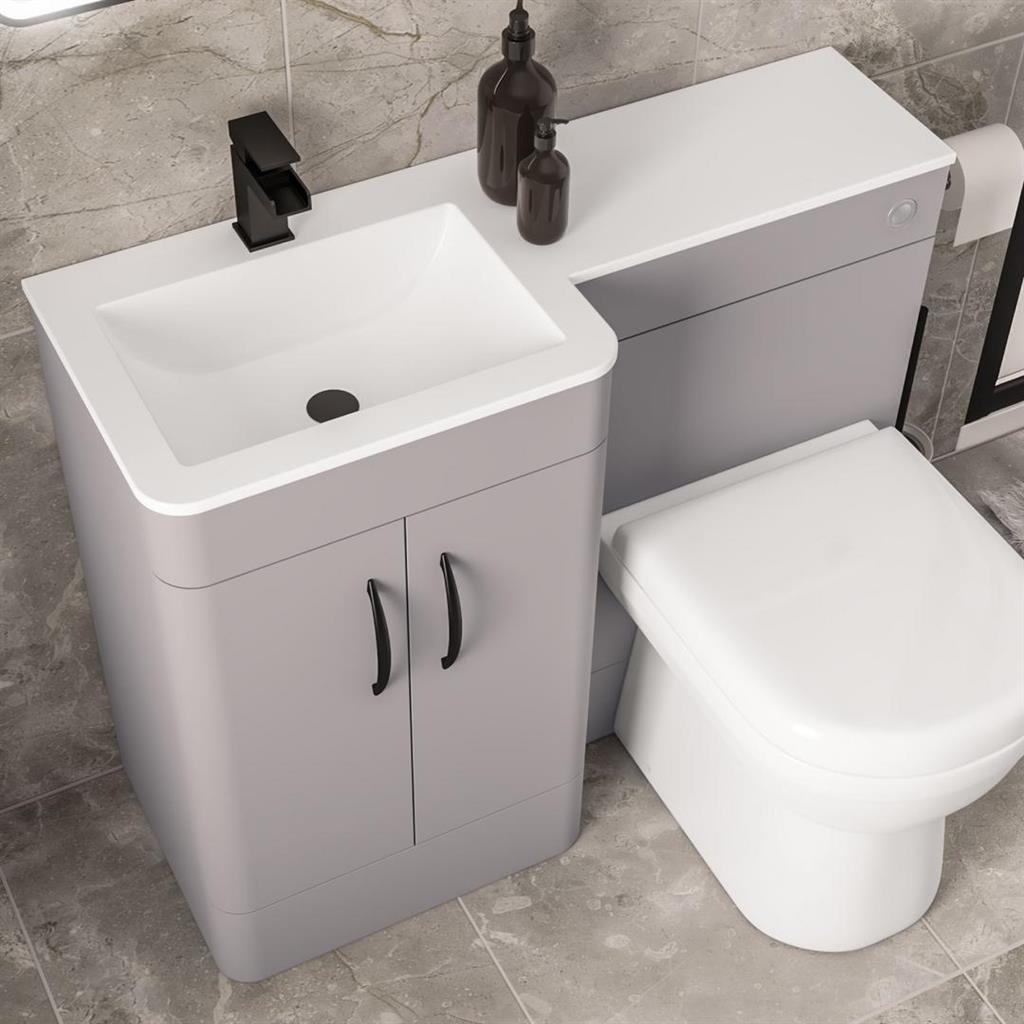 Chaddesley 100cm Polymarble BasinTop LH