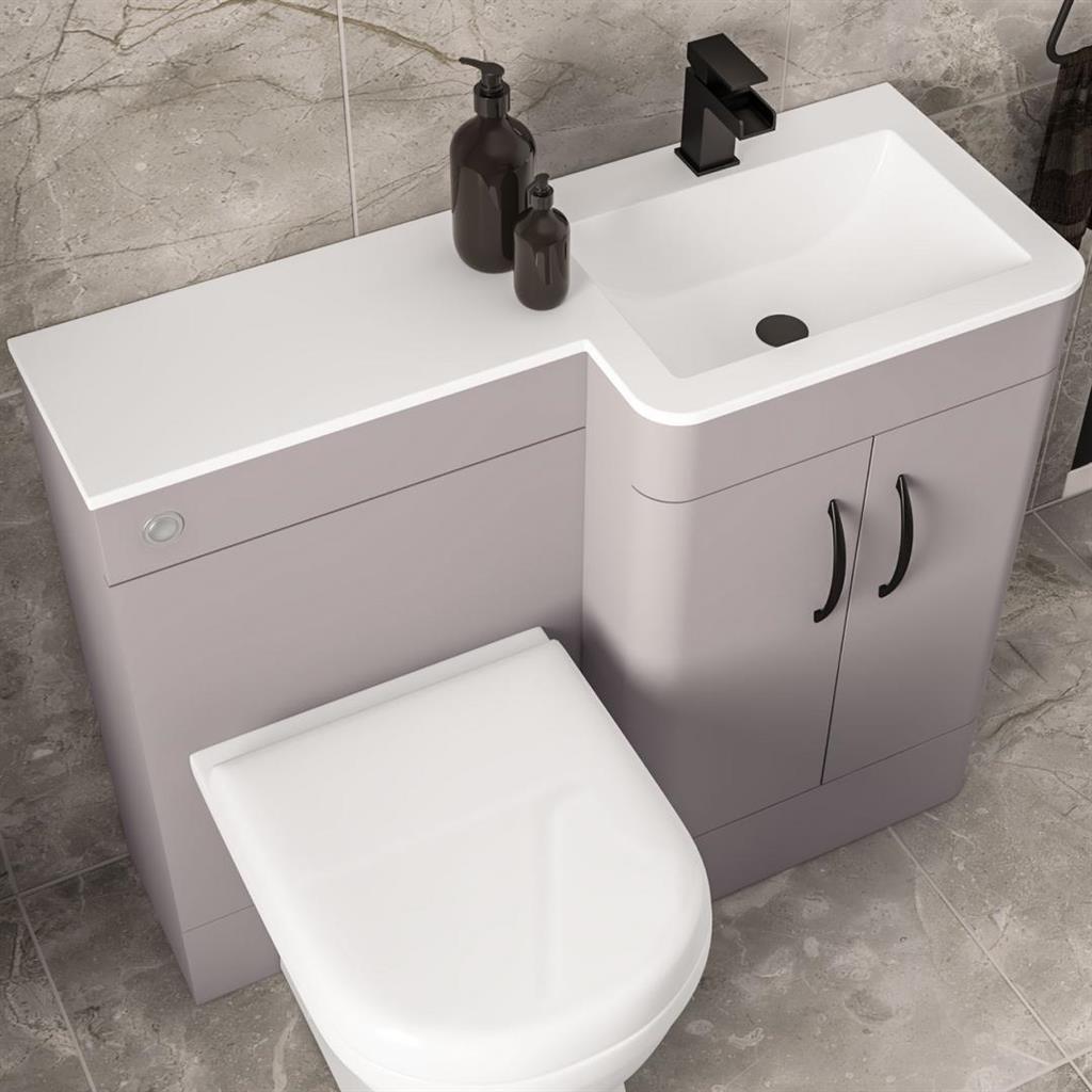 Chaddesley 100cm Polymarble Basin Top RH