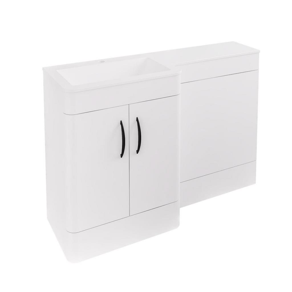 Chaddesley 120cm Combination Unit High Gloss White