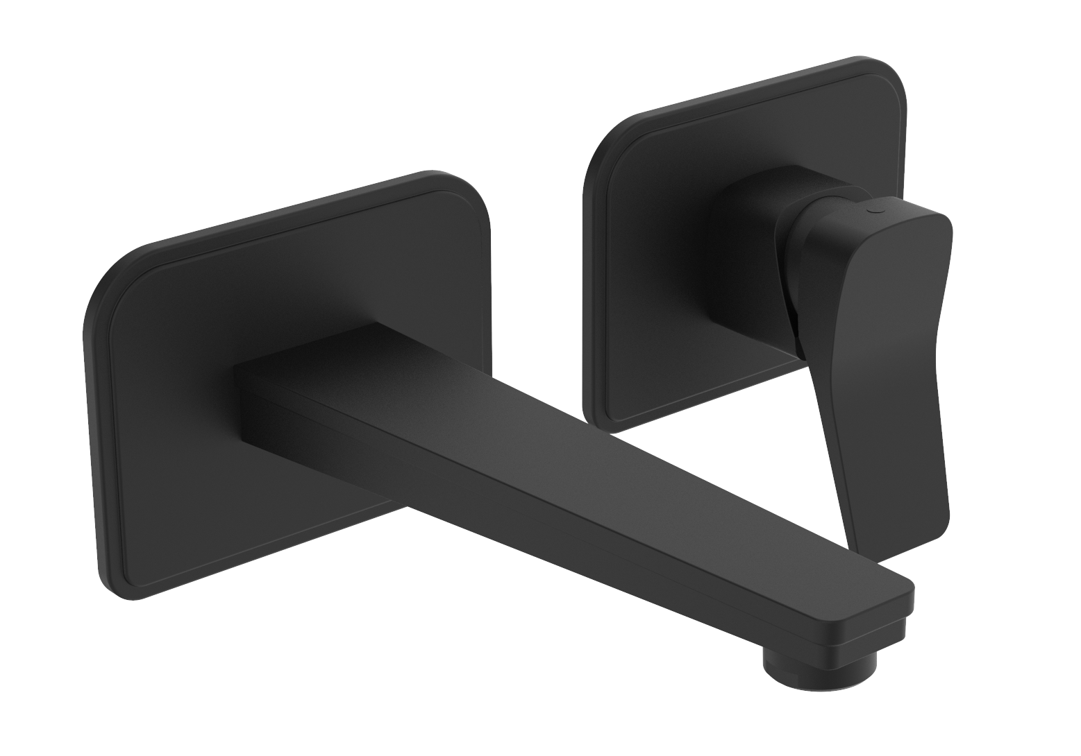 HIX single lever wall mounted basin mixer