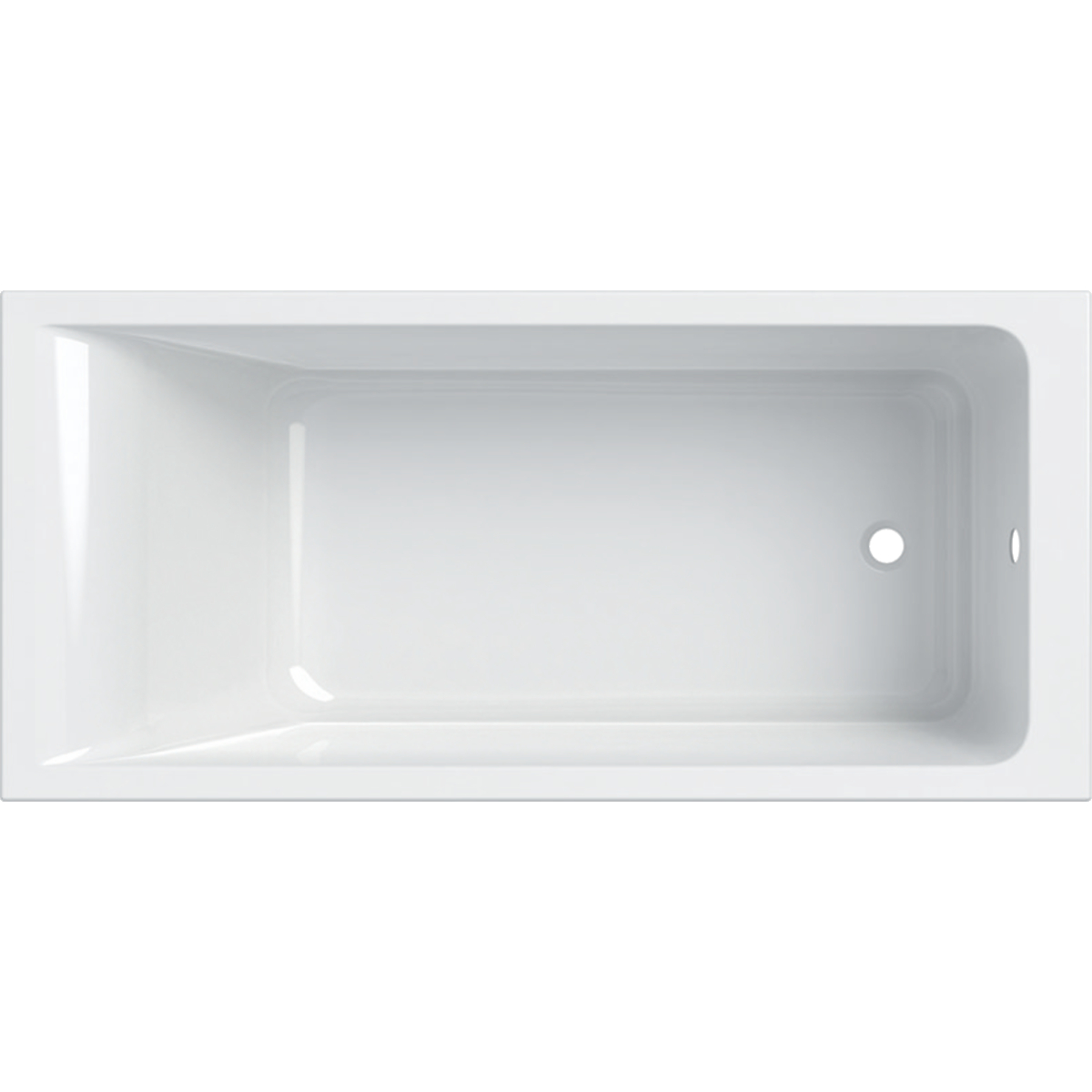 Renova Plan Rectangular Bathtub With Feet 1600X750mm