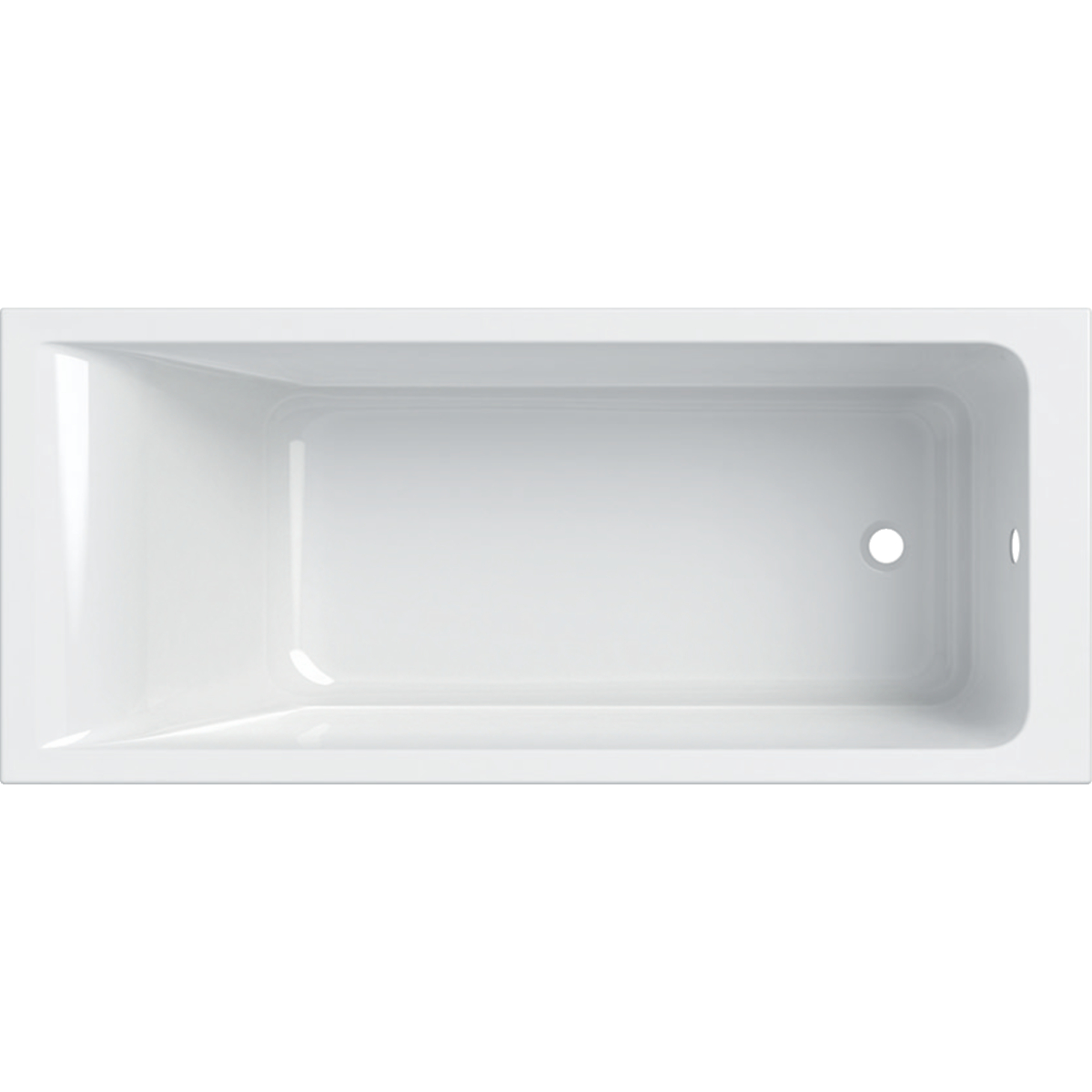 Renova Plan Rectangular Bathtub With Feet 1600X700mm