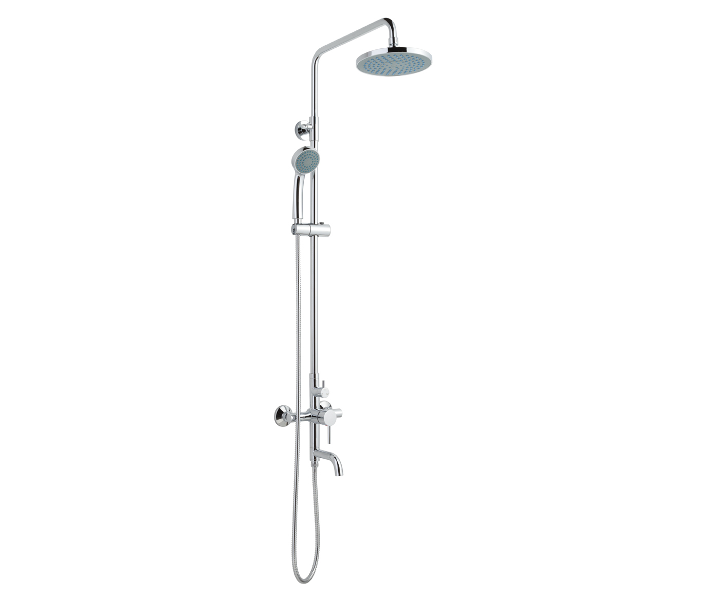 JTP - Florence Shower Pole with Overhead Shower