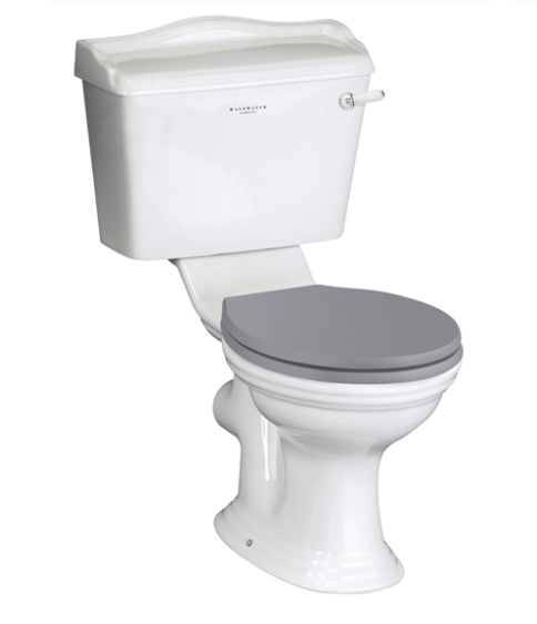 Porchester Pan Close Coupled, Cistern & Seat