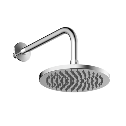 Hoxton Shower Head and Arm - Chrome 