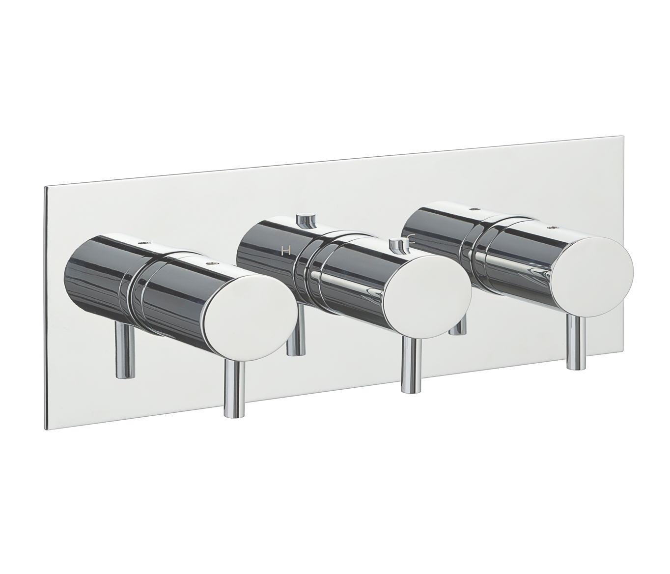 JTP - Fonti Thermostatic 2 Outlet Shower Valve Horizontal