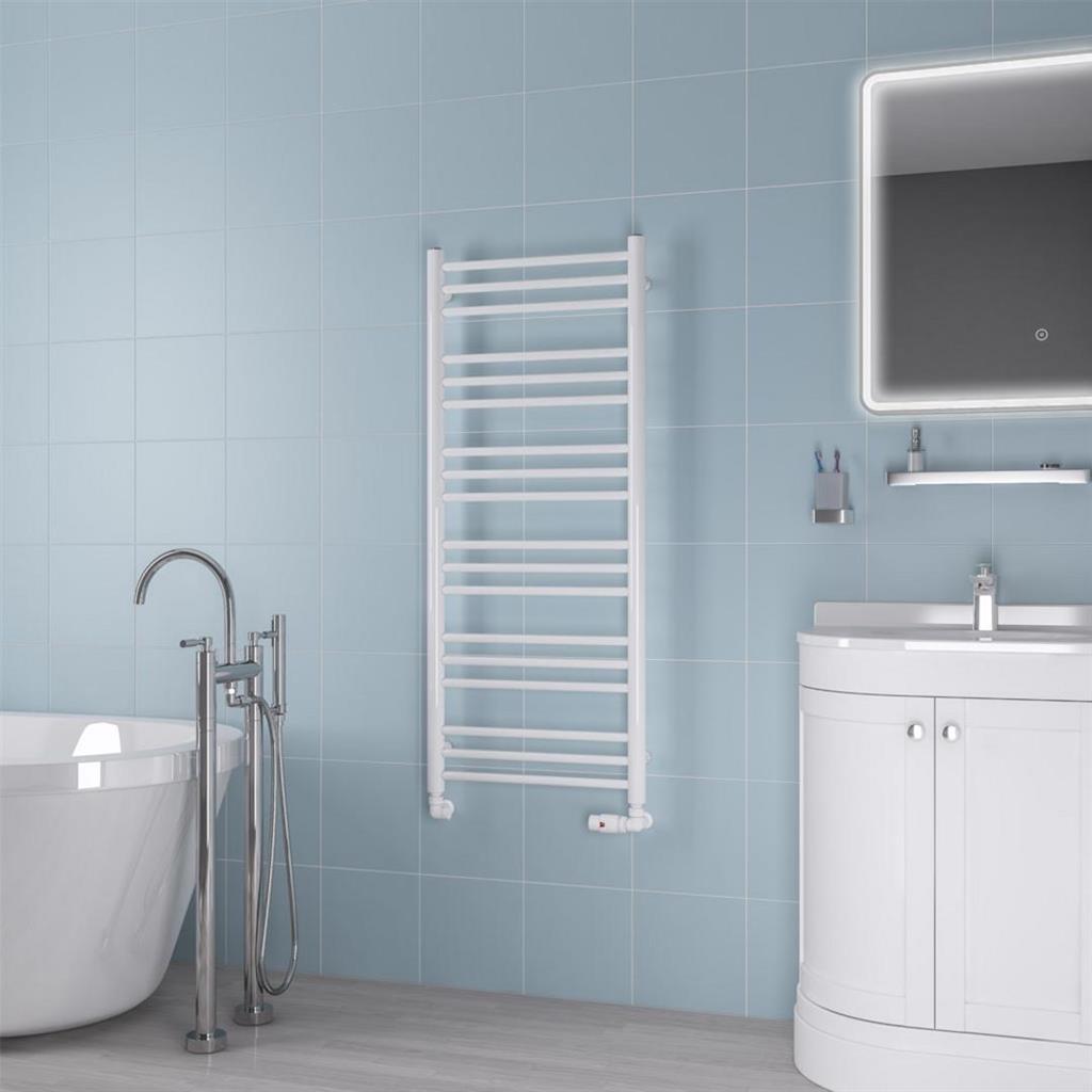 Biava Round 1200x500 Gloss White