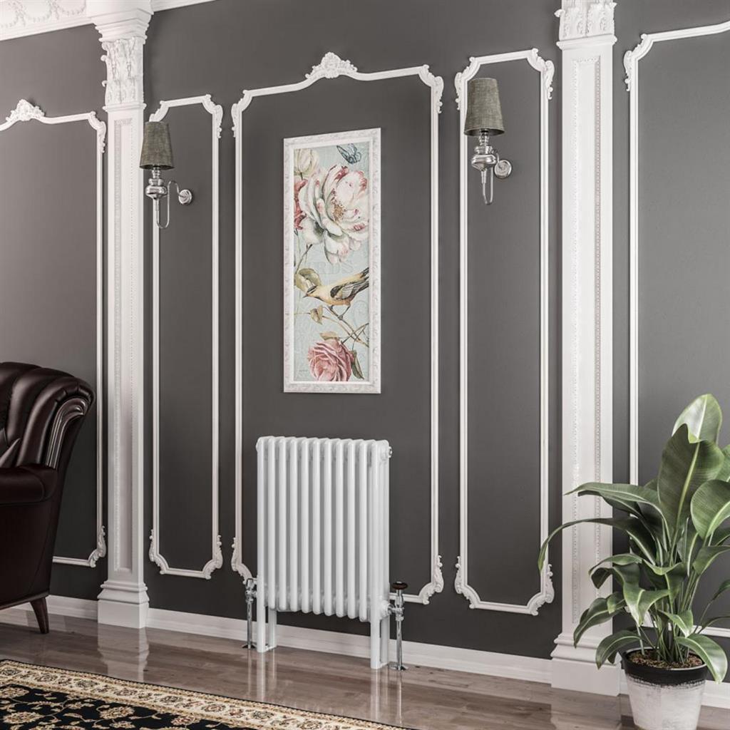 Imperia 3 Column Radiator 600 x 515mm Gloss White
