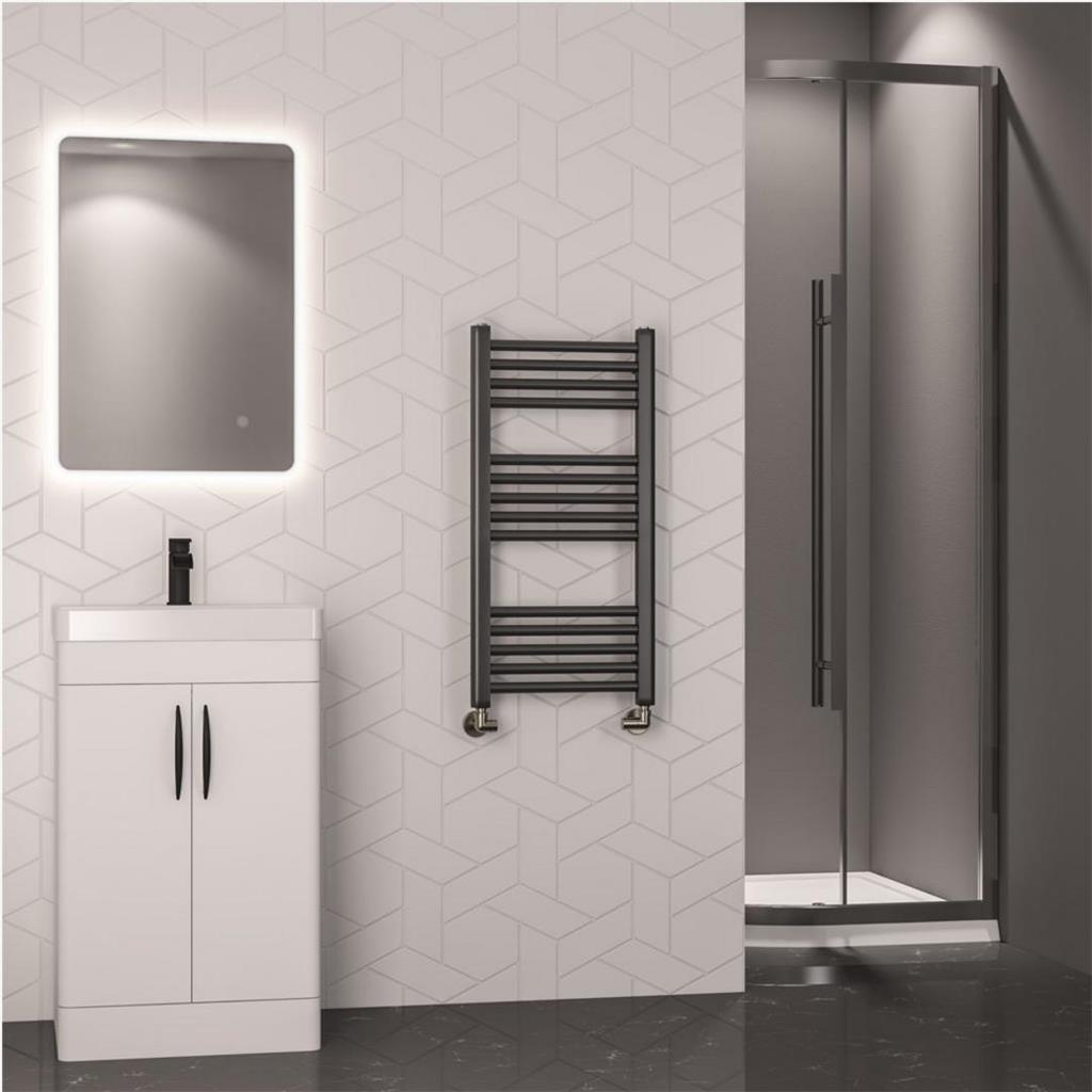 Wendover Straight Multirail 800 x 400 Brushed Gunmetal
