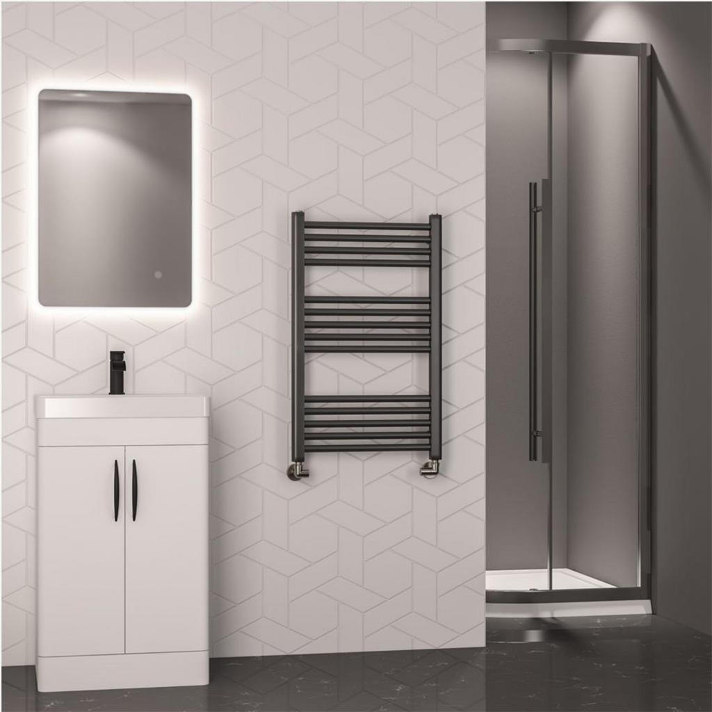 Wendover Straight Multirail 800 x 500 Brushed Gunmetal