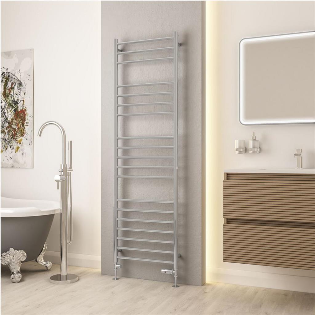 Violla II 1630 x 500 Stainless Steel Towel Rail Mirror Polished