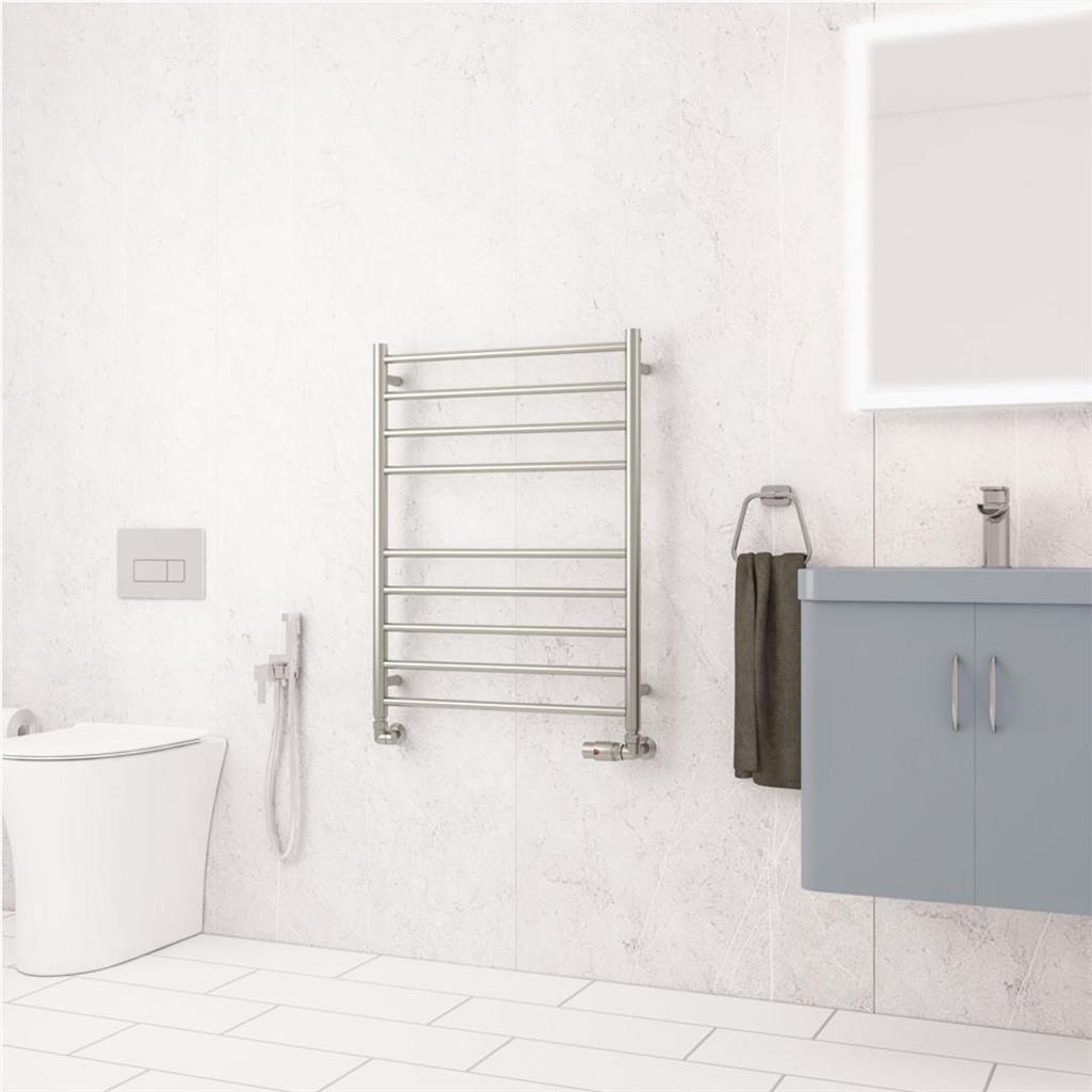 Violla II 790 x 600 Stainless Steel Towel Rail Brushed
