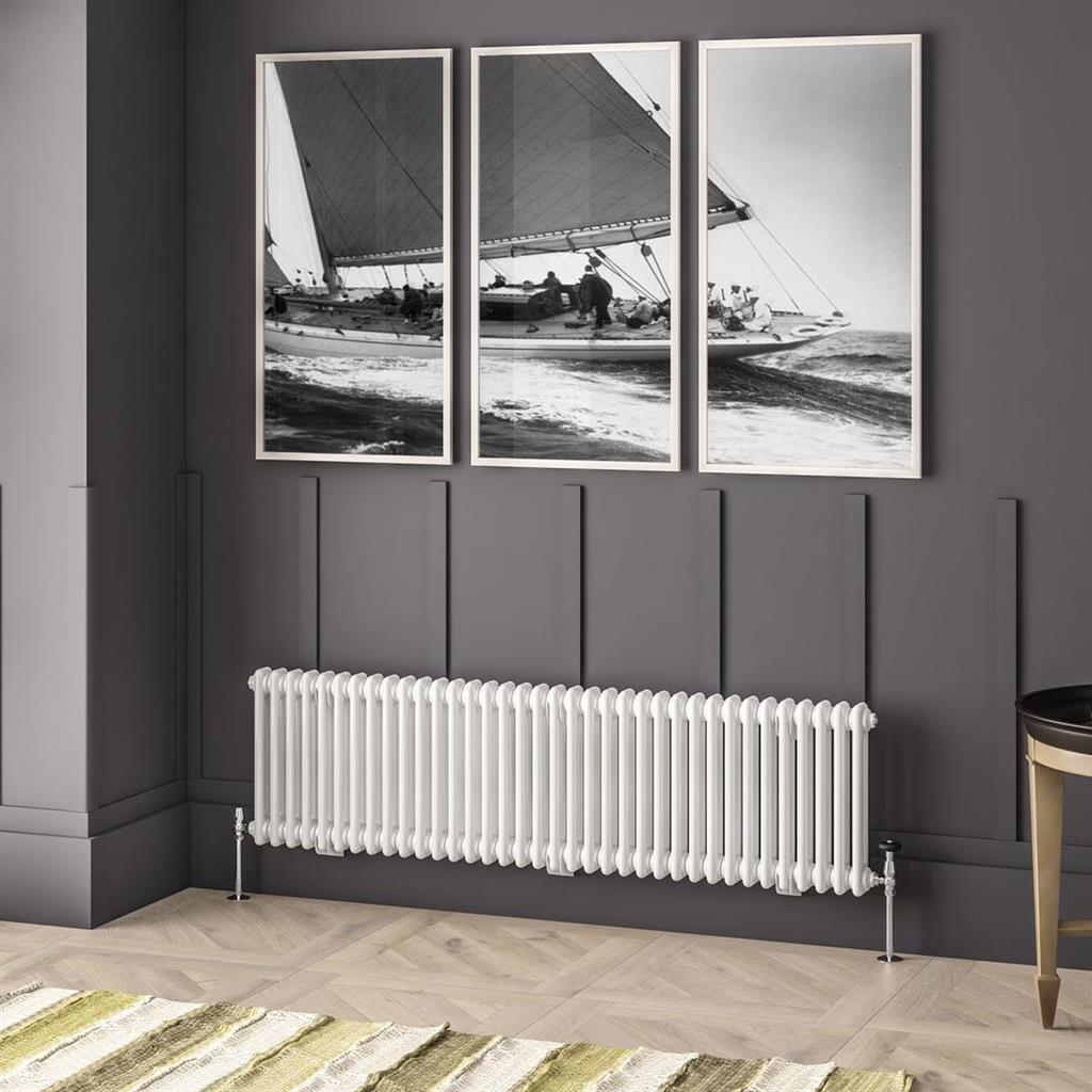 Imperia 2 Column Radiator 450 x 1460mm Gloss White