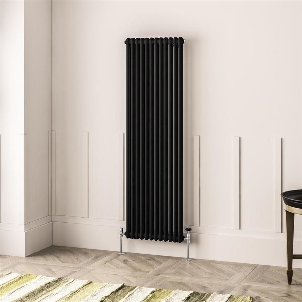 Imperia 2 Column Radiator 1800 x 560mm Matt Black