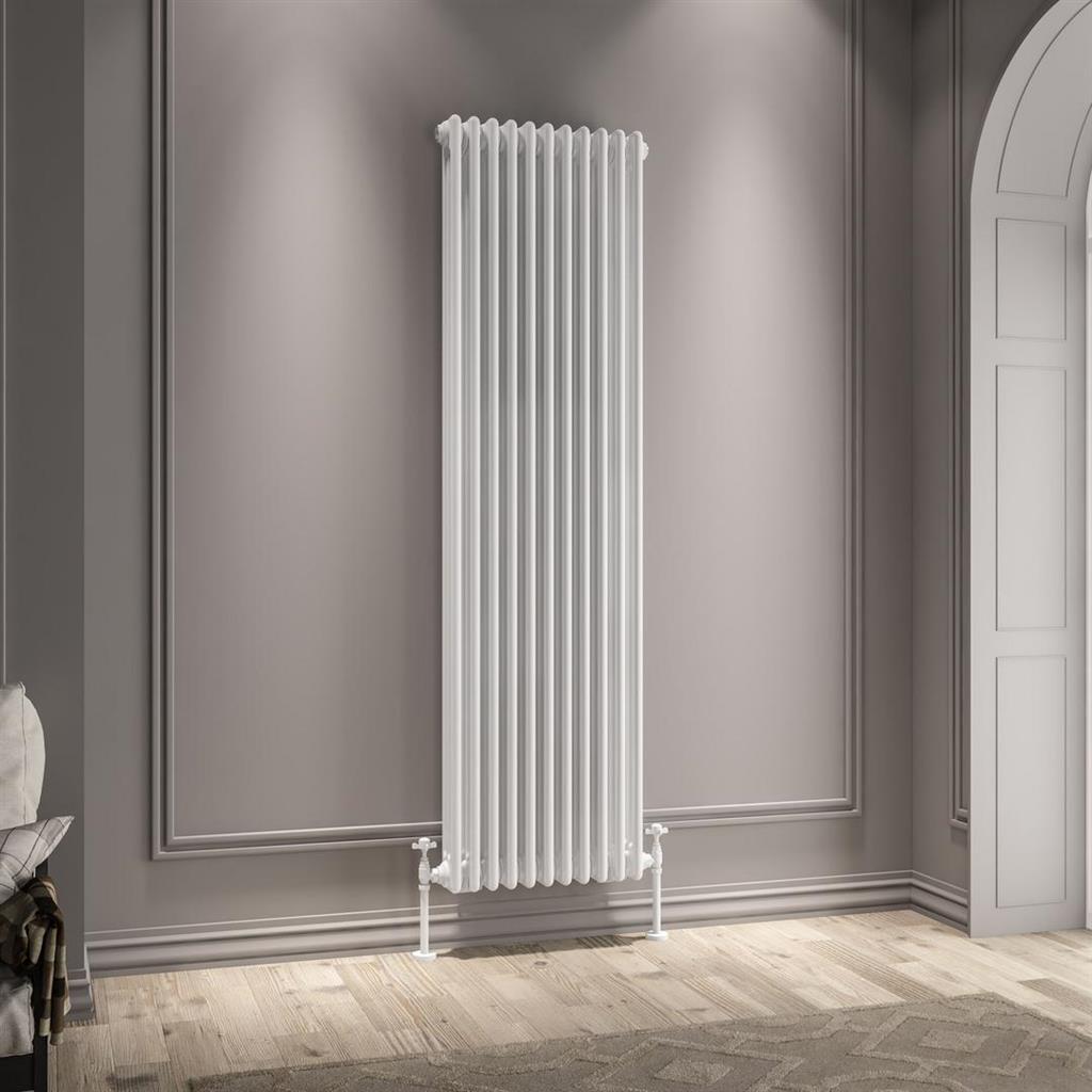 Imperia 3 Column Radiator 1800 x 515mm Gloss White