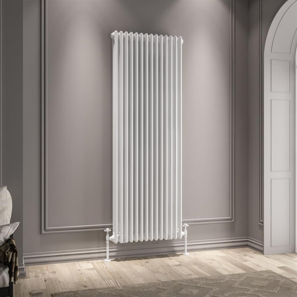 Imperia 3 Column Radiator 1800 x 650mm Gloss White