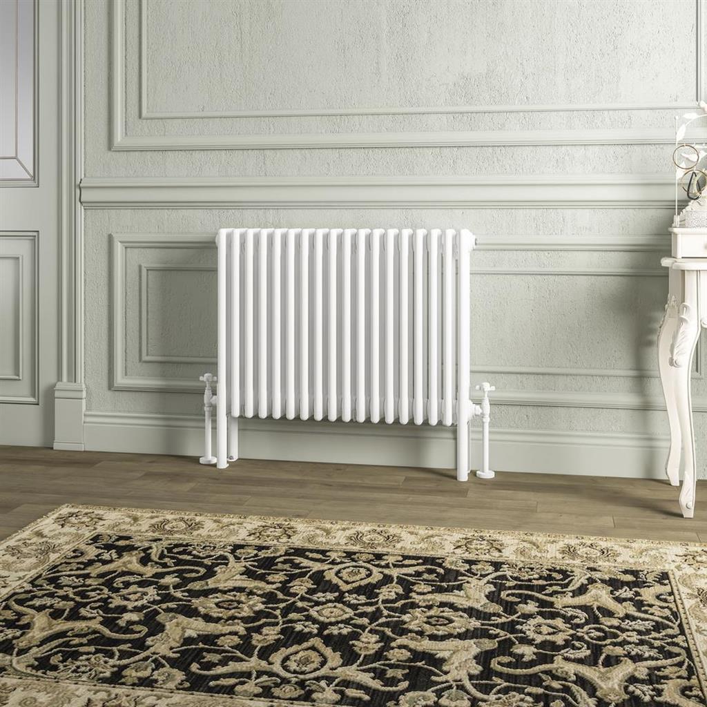 Imperia 4 Column Radiator 600 x 830mm Gloss White