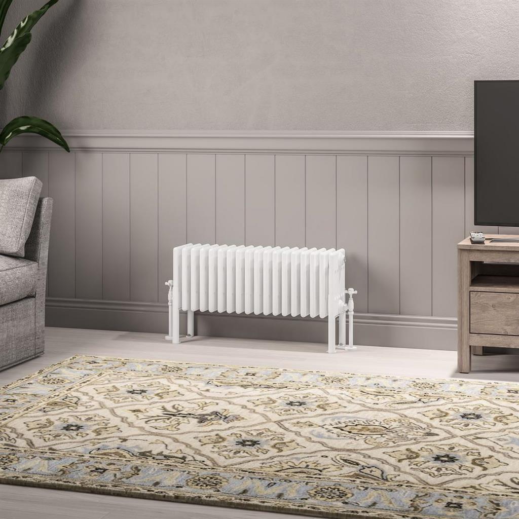 Imperia 6 Column Radiator 300 x 830mm Gloss White