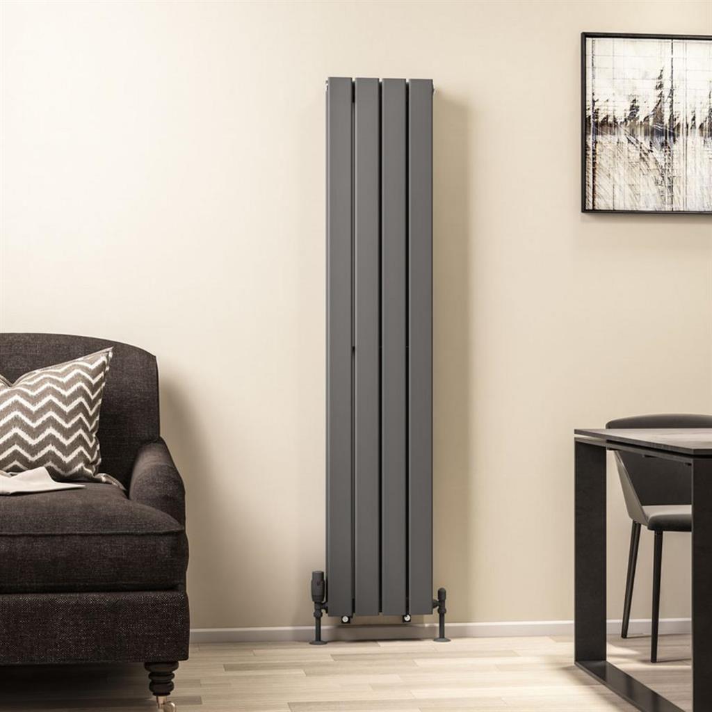 Warrington 1500 x 304 Radiator Type20 Matt Anthracite