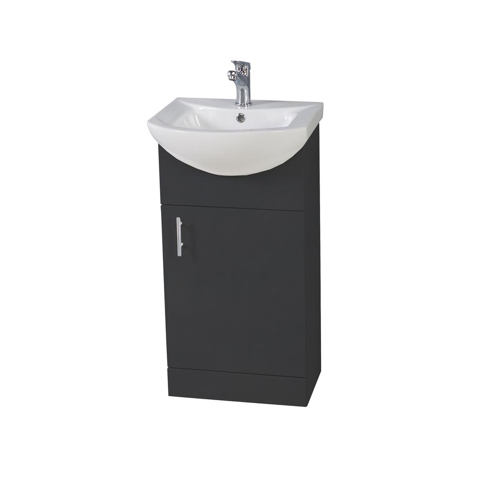 Loval 450mm Freestanding Vanity Unit & Basin - Anthracite