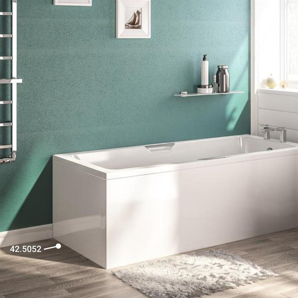 Portland Low Level Front Panel 5mm 1700x430mm - White
