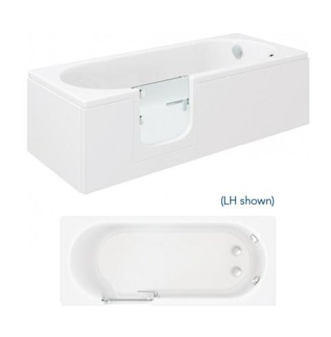 Cascade Single Easy Access Bath 1700 X 700mm