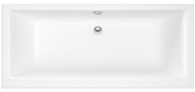 Trojan Elite Edge 1700 x 750mm Double Ended Bath - White