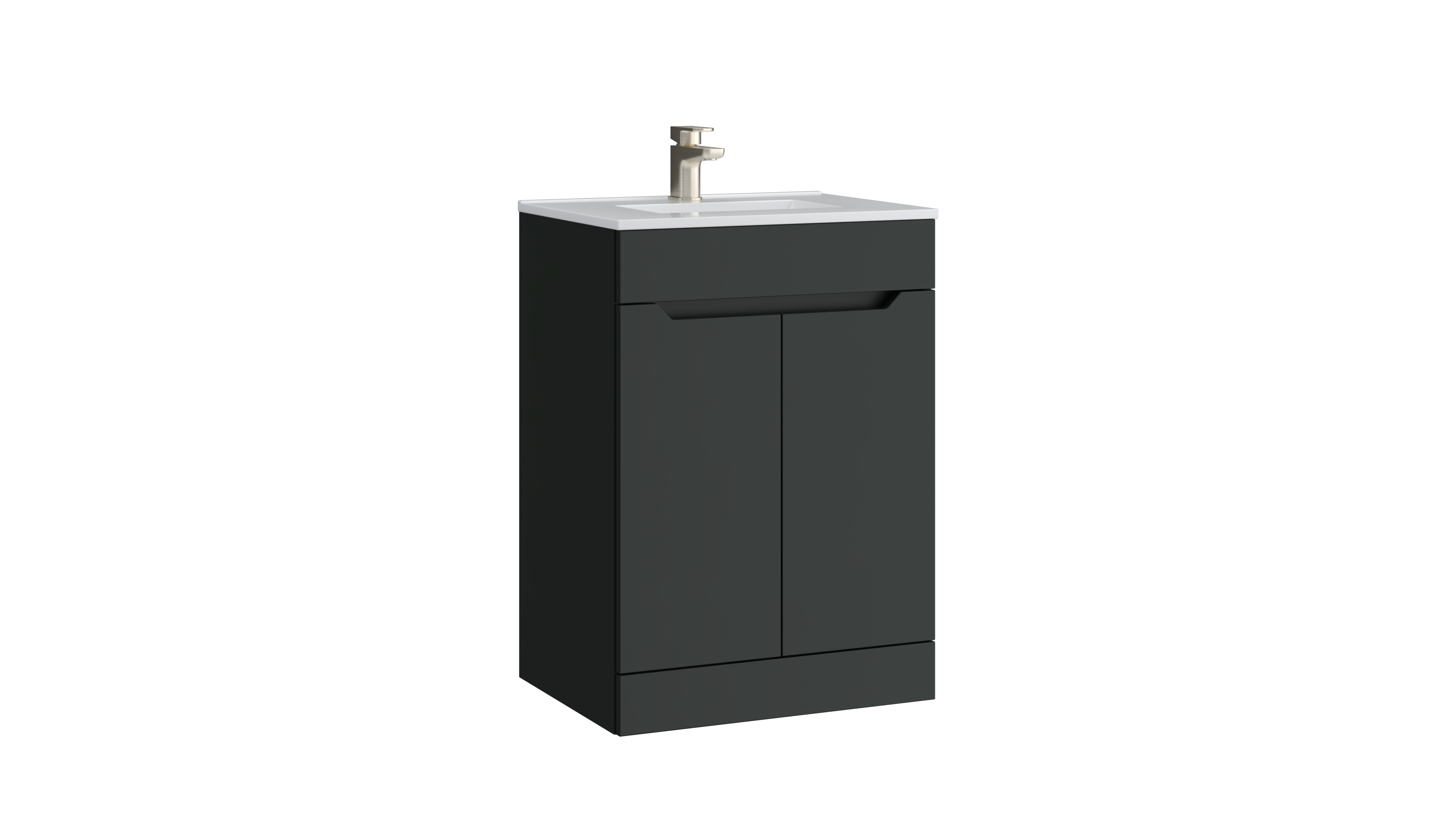Urban 500mm 2 Door Floor Standing Unit Matt Anthracite