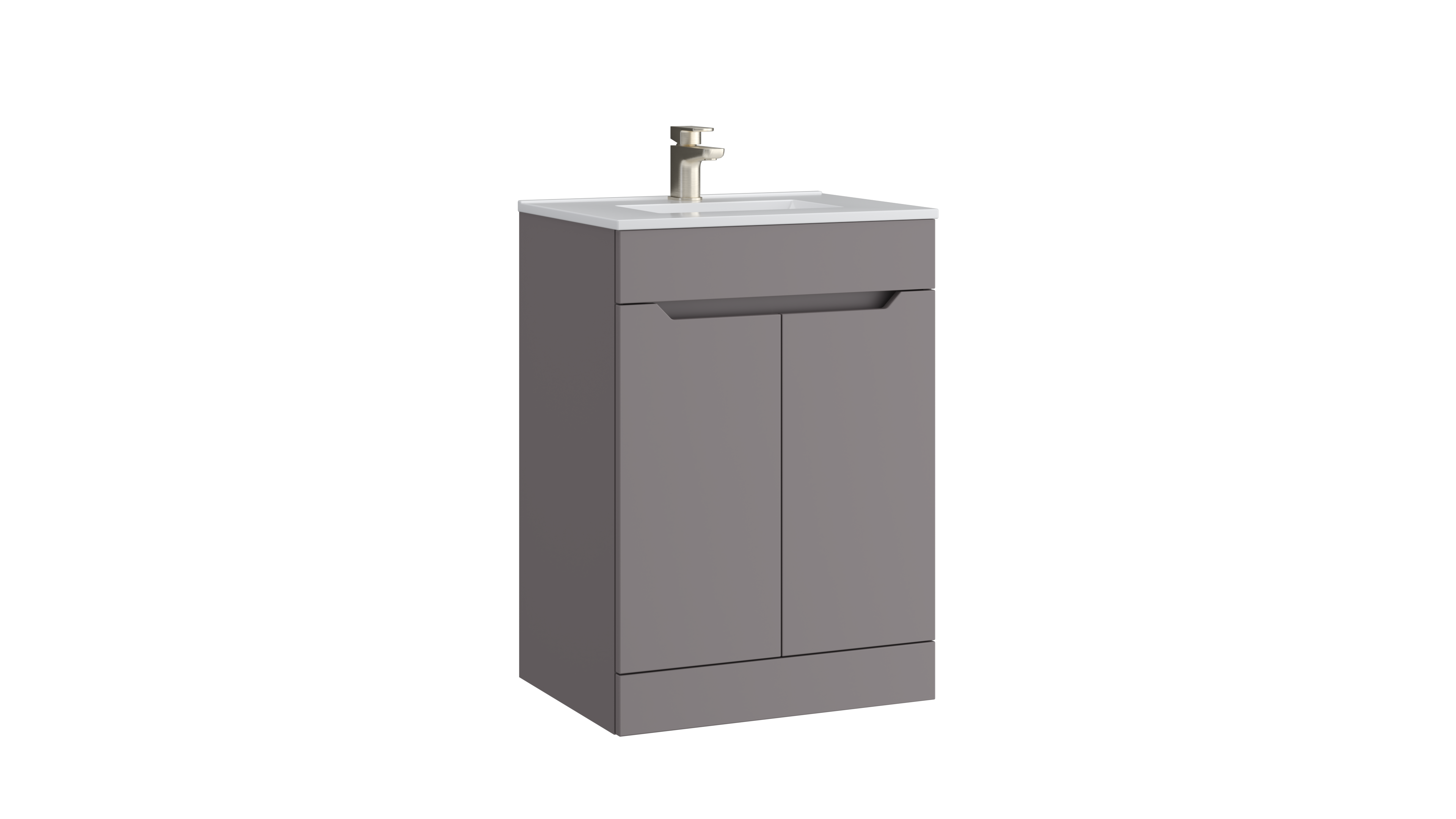 Urban 500mm 2 Door Floor Standing Unit Slate Grey