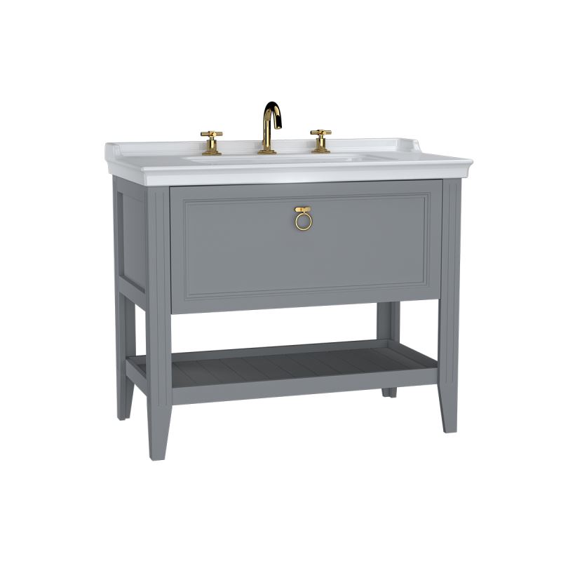 Valarte Washbasin Unit - 100cm - Matte gray