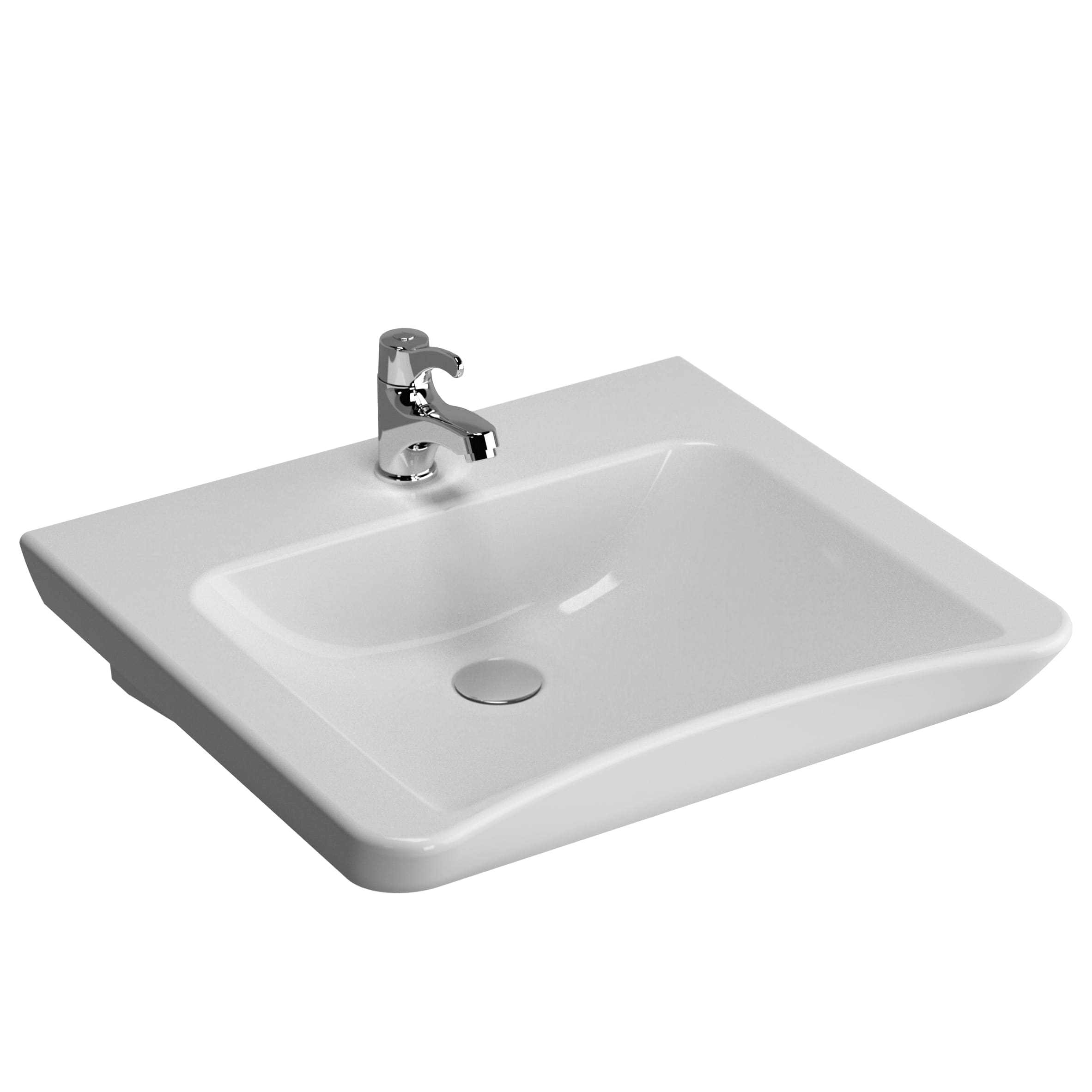 S20 Standard Washbasin - White