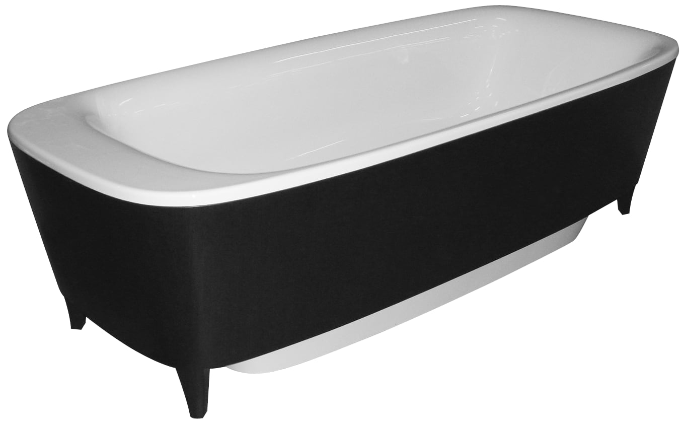 Water Jewels Free-Standing Bath - White