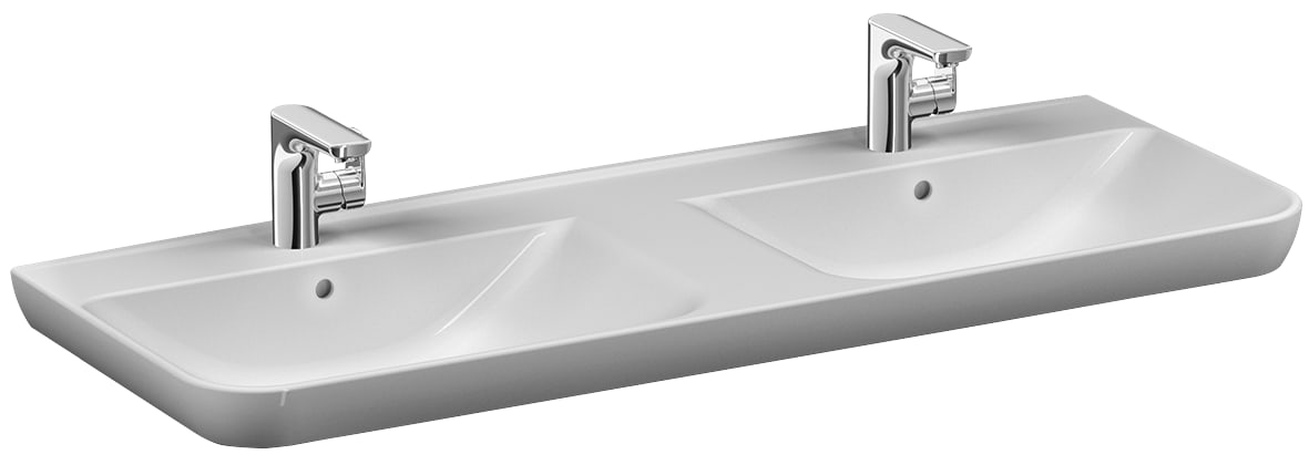 Sento Vanity Double Washbasin - 130 cm - White