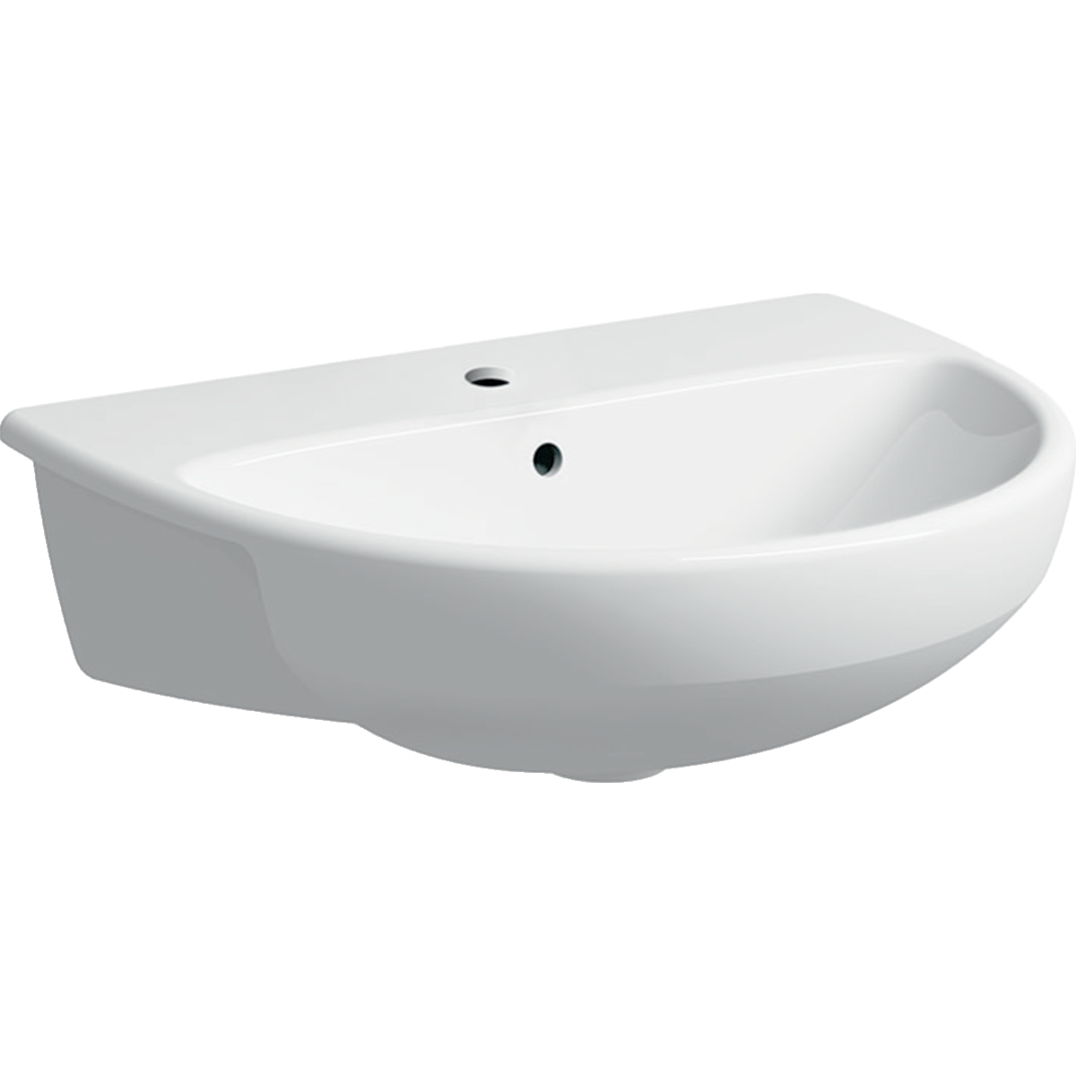 Selnova semirecessed washbasin 550mm