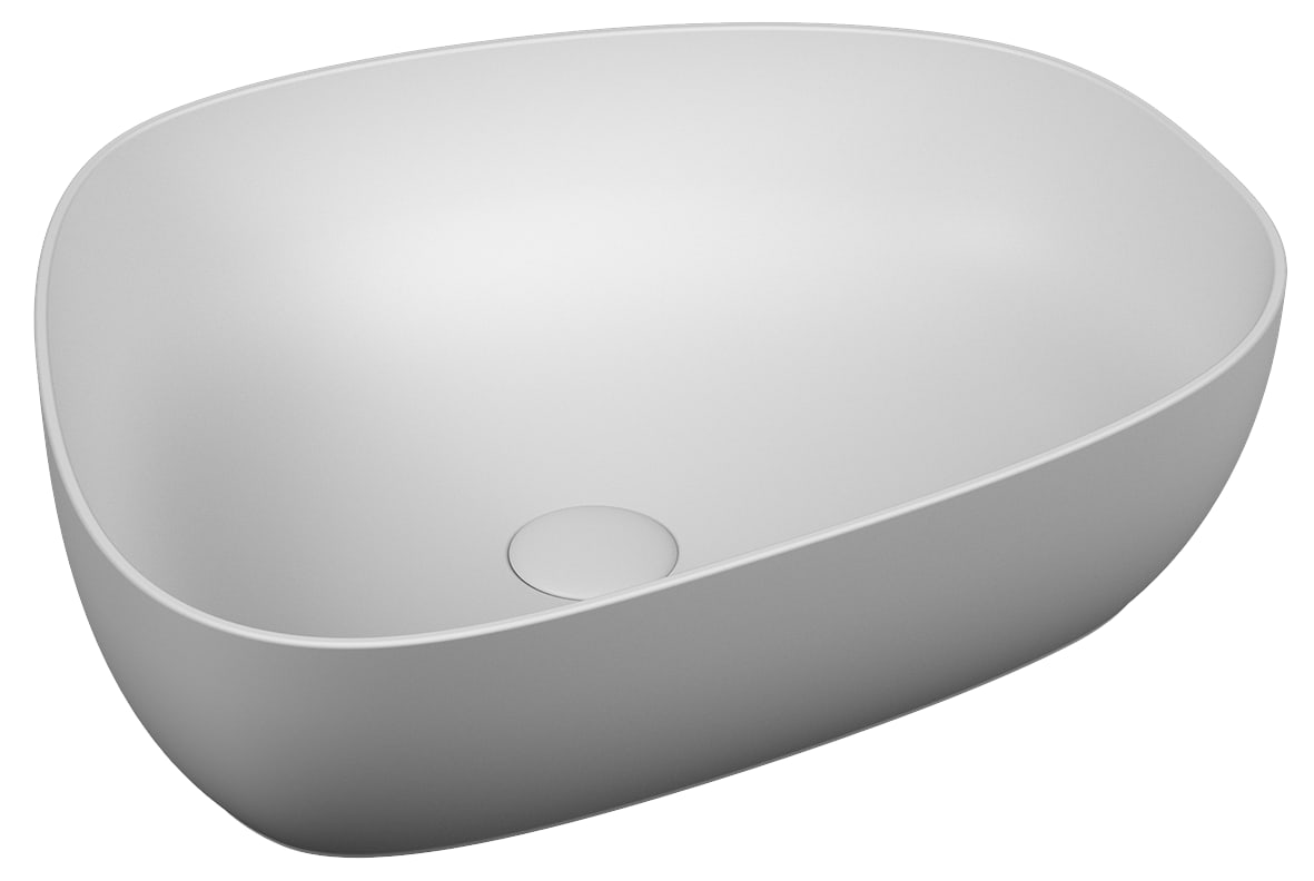 Outline Bowl - Pebble - Matt white