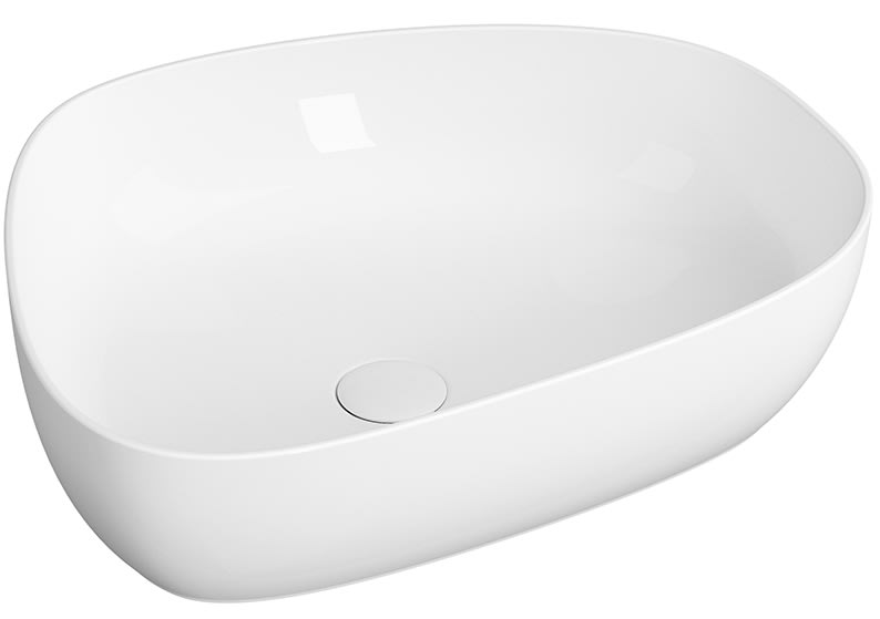 Outline Bowl - Pebble - White