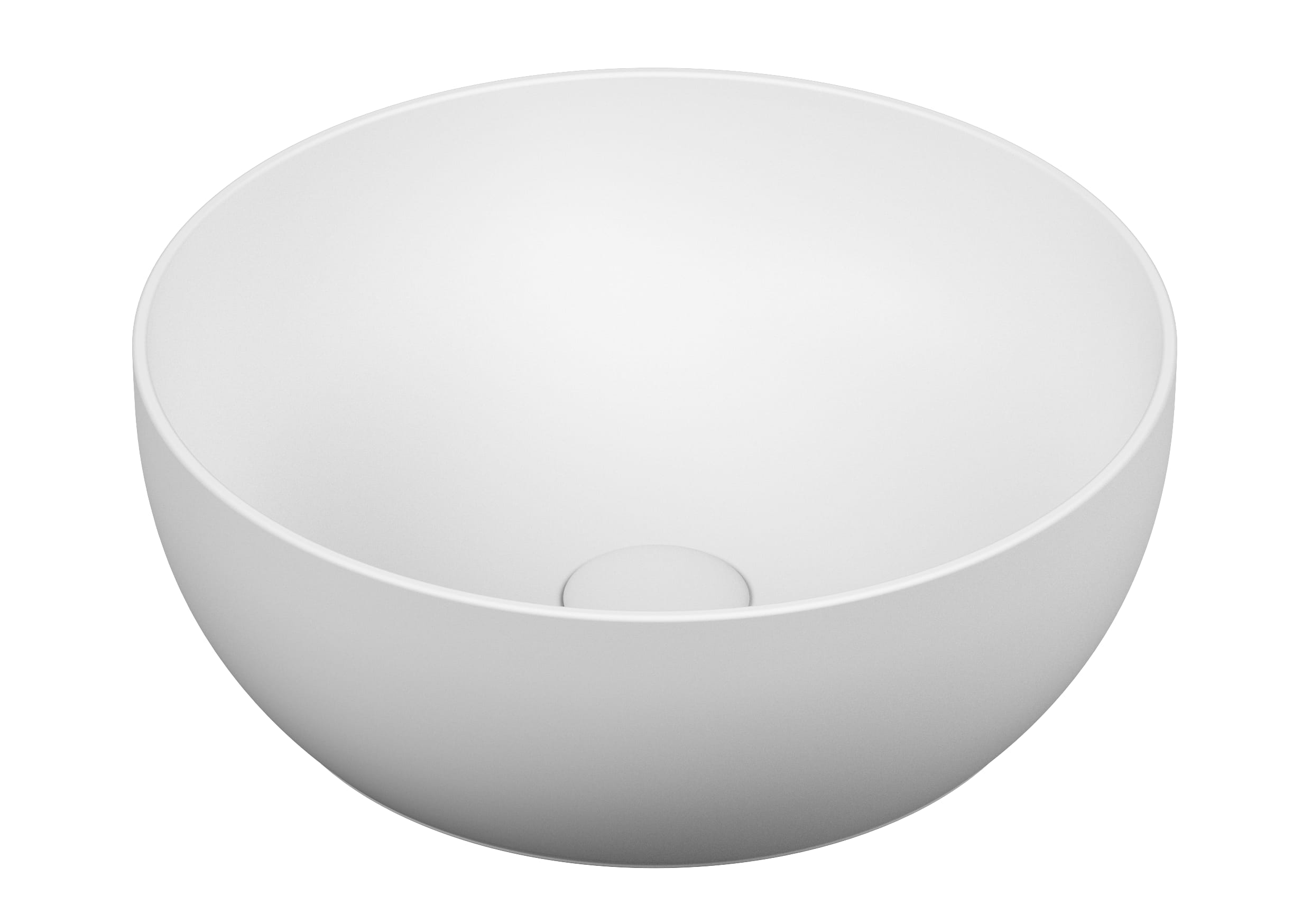 Outline Bowl - Round - Matt white