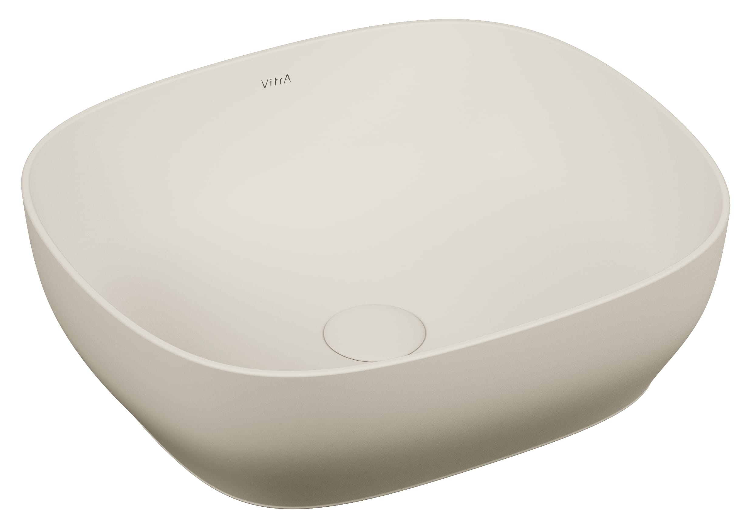 Outline Bowl - Square - Matt Sand Beige