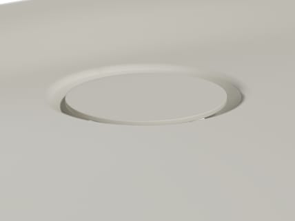 Round 90mm Shower Tray Syphone - Null
