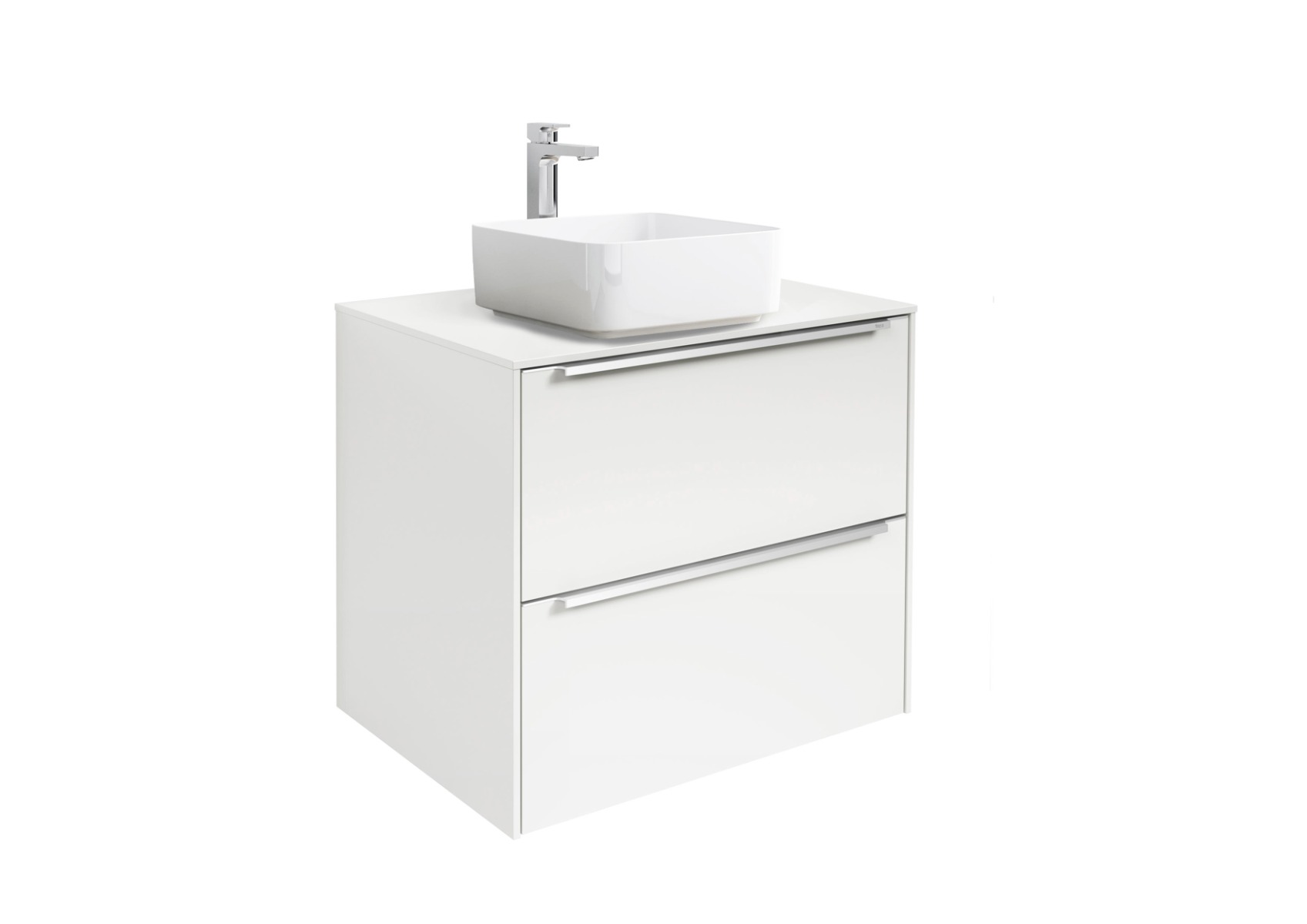 857000806 + 857010806 Base unit for over countertop basin GLOSS WHITE