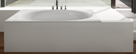 Bette Eve rectangular bath, built-in Reflet Grau - 1800×1000mm