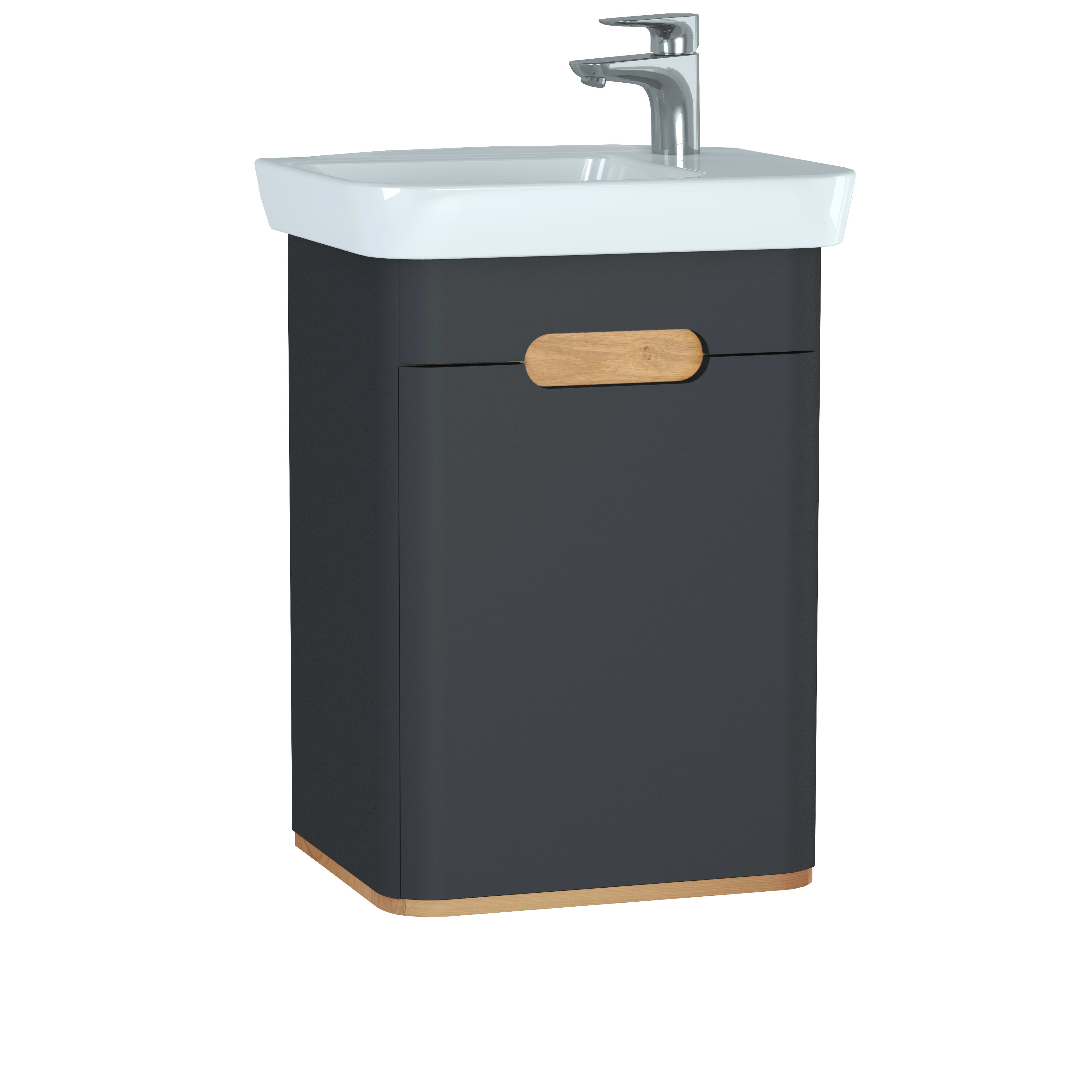 Sento Washbasin Unit - 50 cm - Matte Anthracite