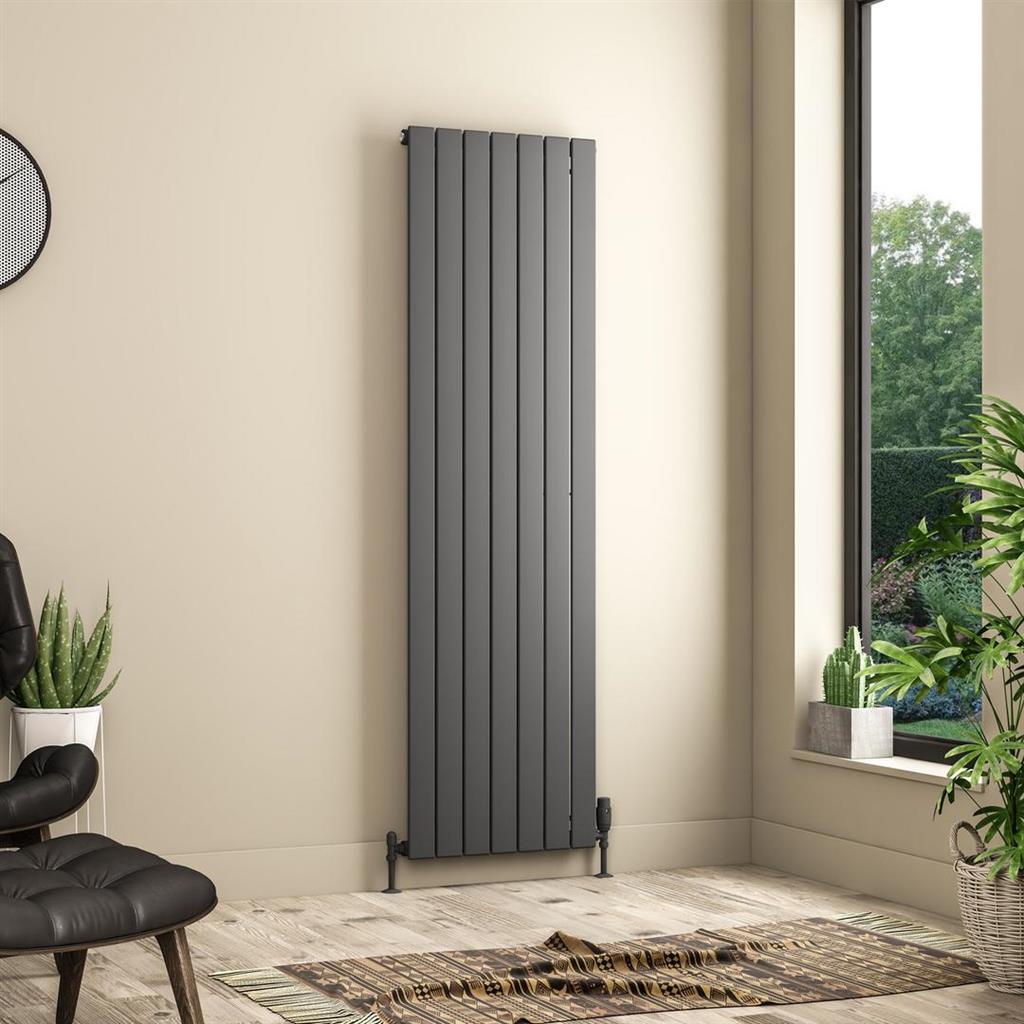 Addington II Radiator 1800 x 522 Type10 Matt Anthracite