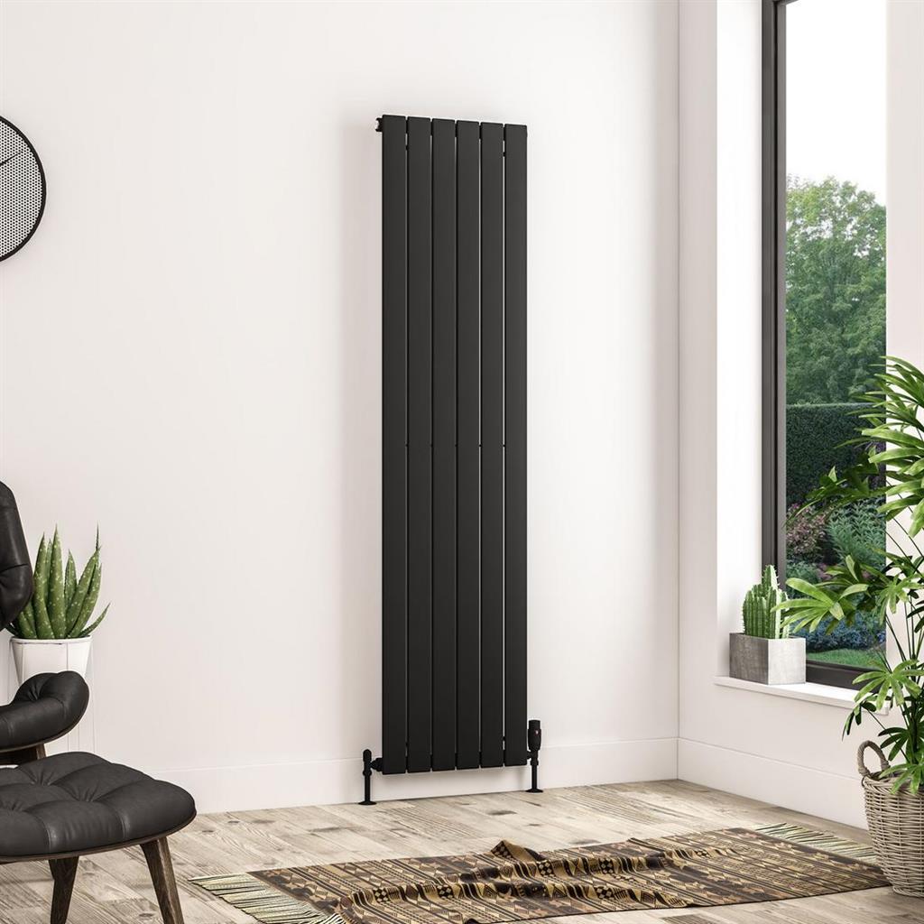 Addington II Radiator 1800 x 448 Type10 Matt Black