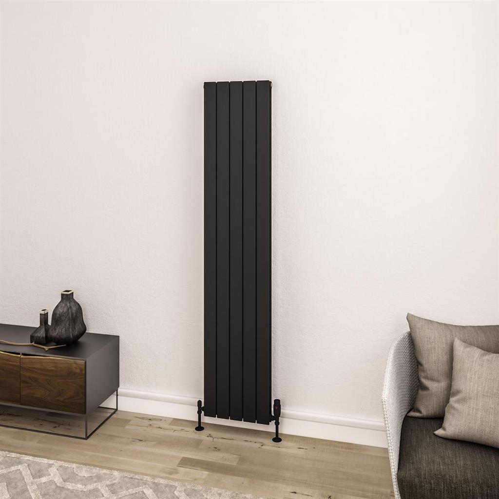 Addington II Radiator 1800 x 374 Type20 Matt Black