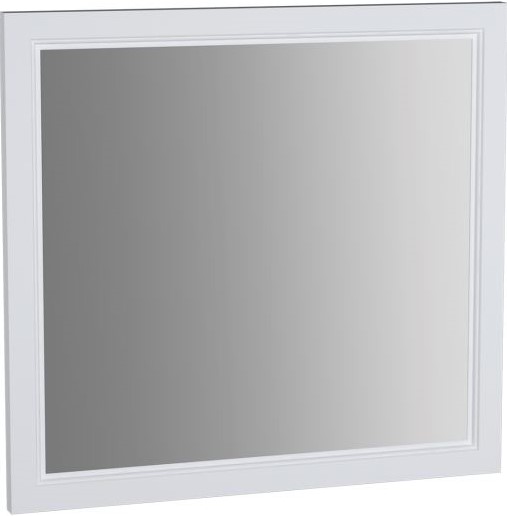 Valarte Flat Mirror 80 cm, Matt Ivory