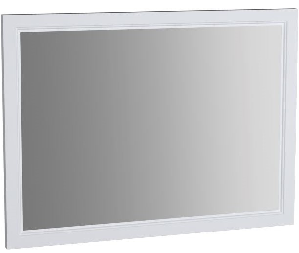 Valarte Flat Mirror 100 cm, Matt White
