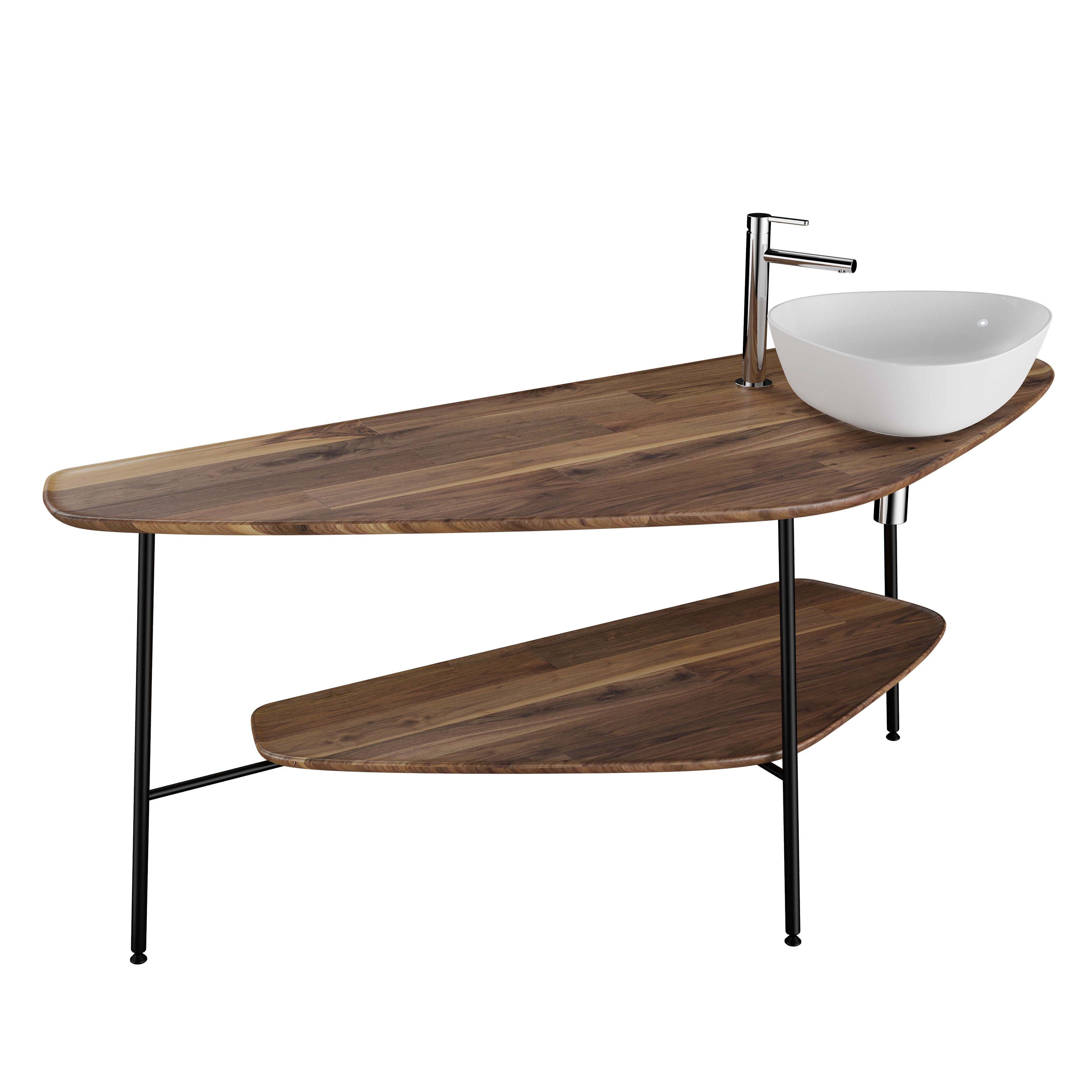Plural Large Countertop - Dark Oak