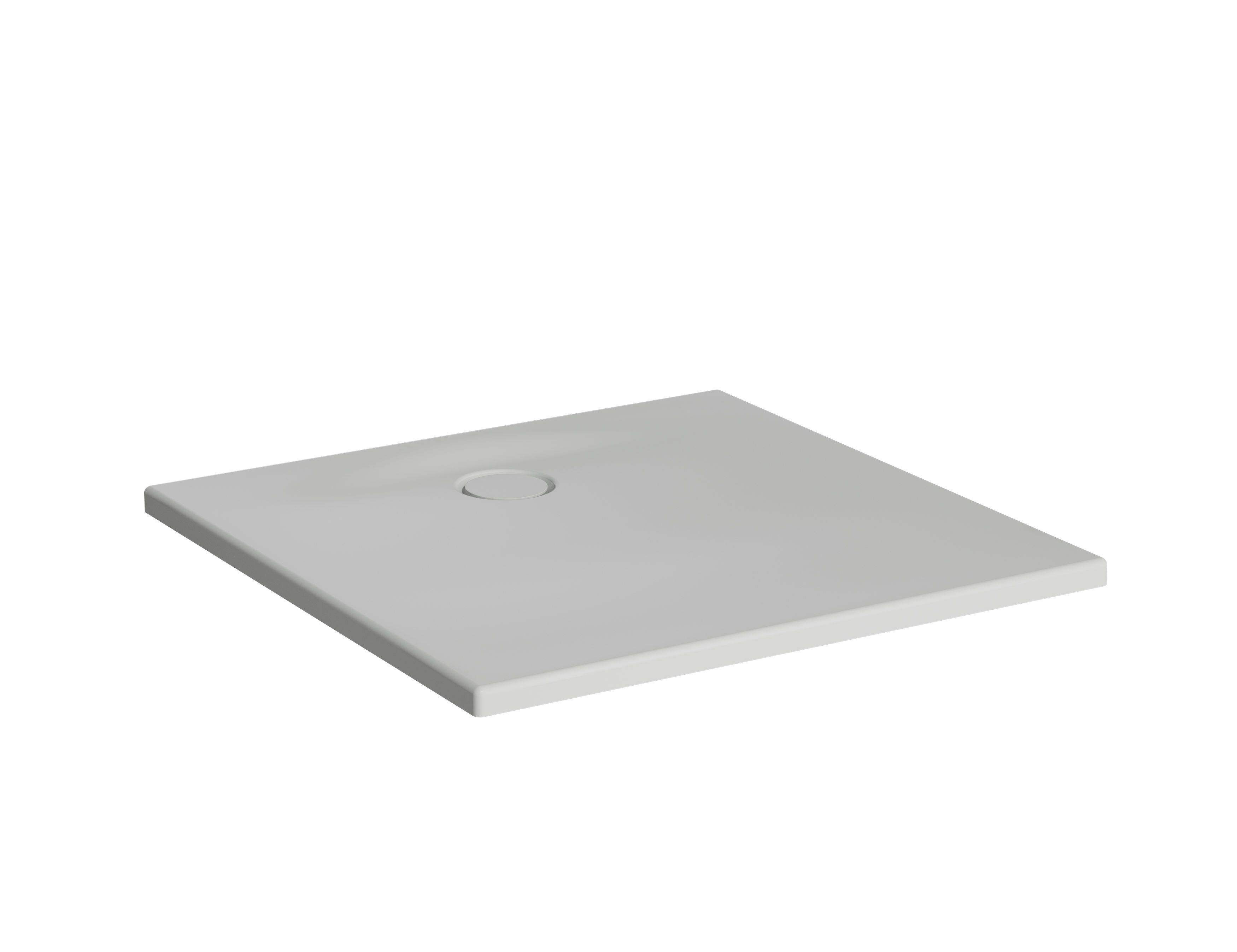 Leaf Square Shower Tray - 80x80cm - Textured Gray