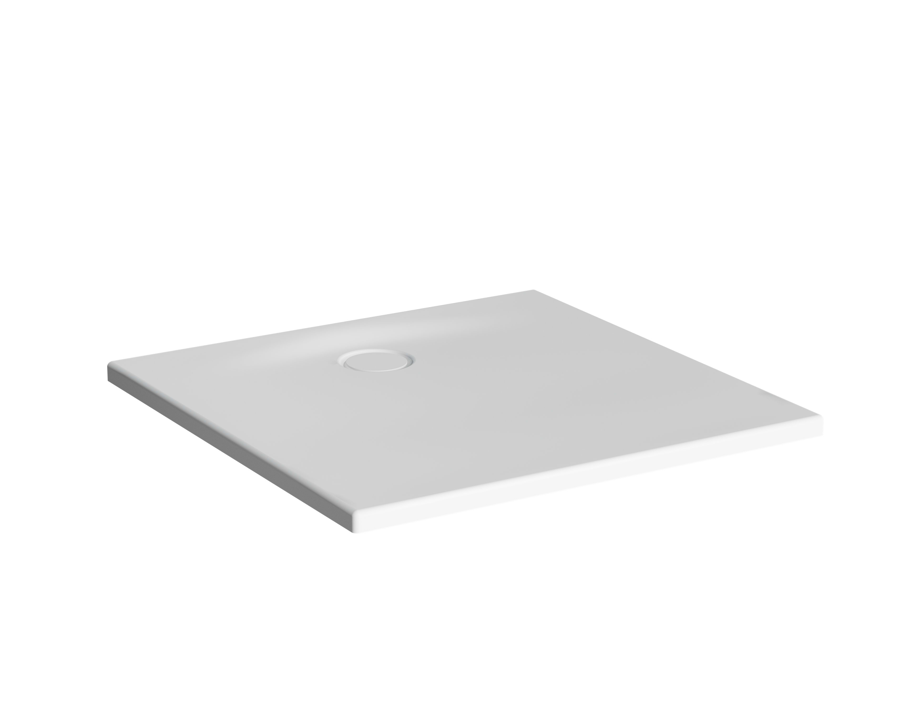 Leaf Square Shower Tray - 80x80cm - Textured White